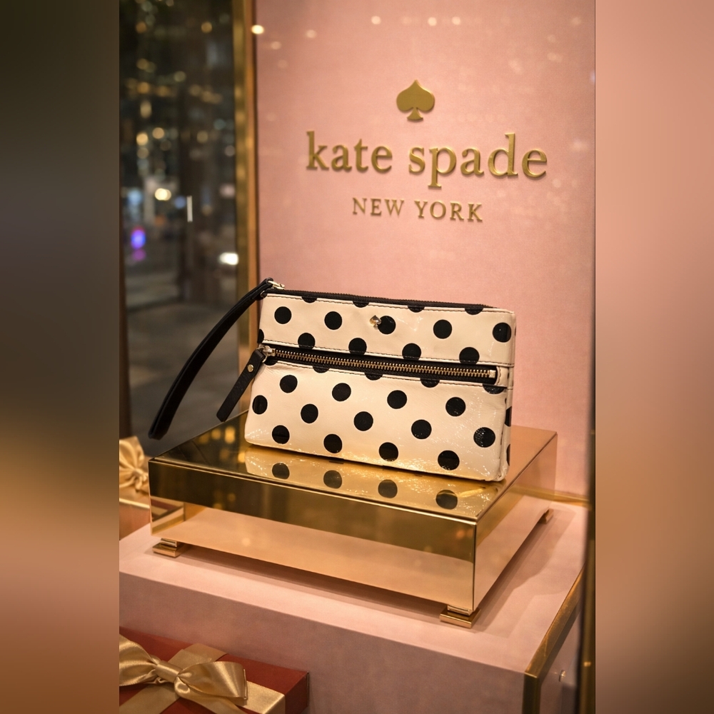 Kate Spade Polka Dot Wristlet